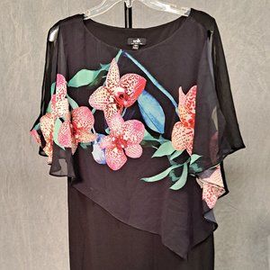 Cold Shoulder Floral Dress